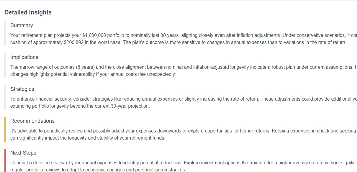 What-if scenario: retiring early with different savings rates